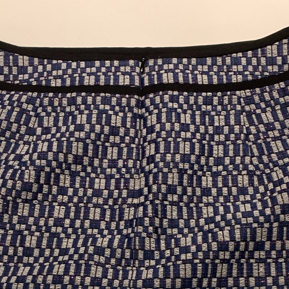 Mini Skirt MARCS Women’s Tweed Geo Gingham Check Size 12 - Picture 4 of 5